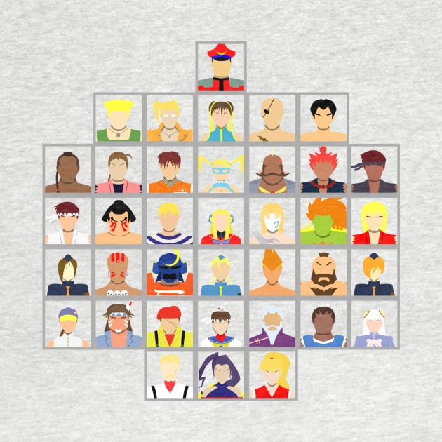 Select Your Character-Street Fighter Alpha 3 MAX by MagicFlounder
